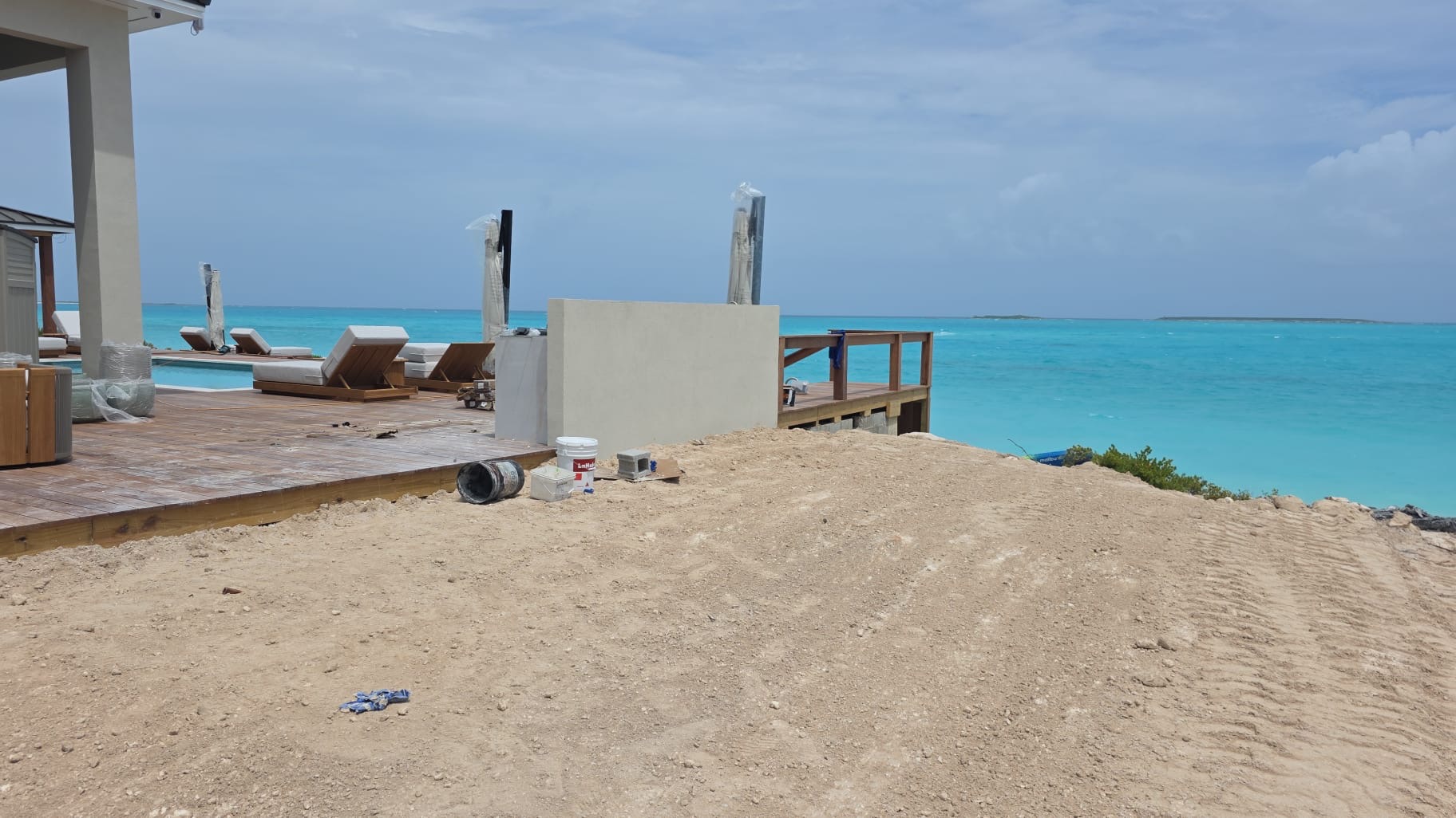 Oceanfront Villa Site Prep